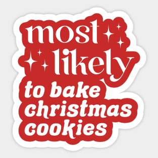 Most Likely To Group Christmas Ver.3 Sticker